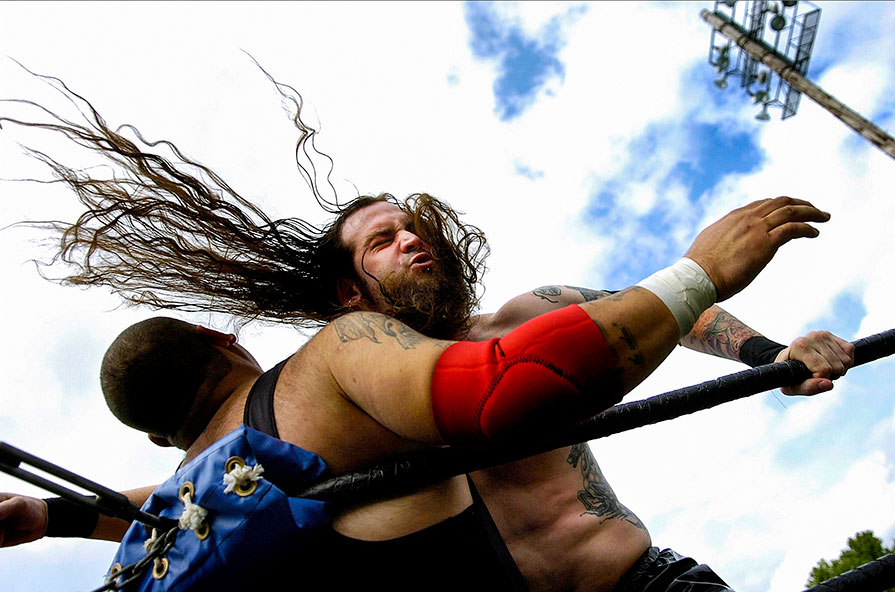 Photography of wrestling